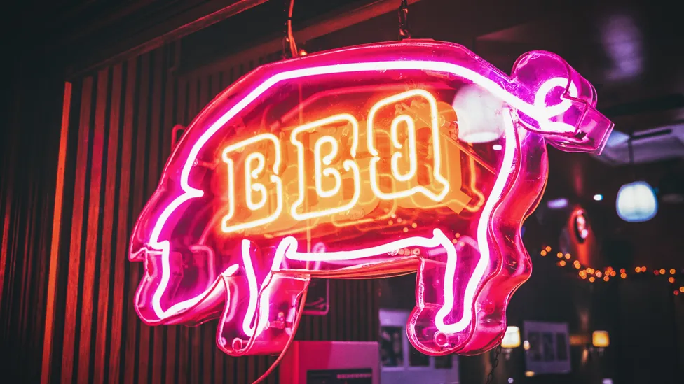 BBQ neon sign