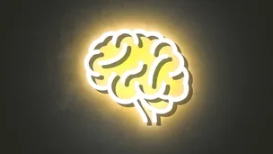 Brain neon sign