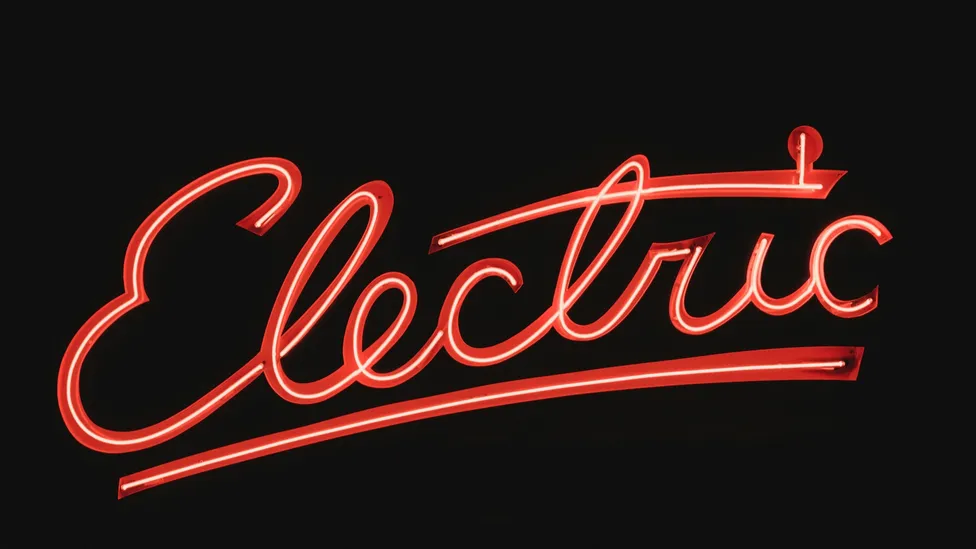 Electric neon sign