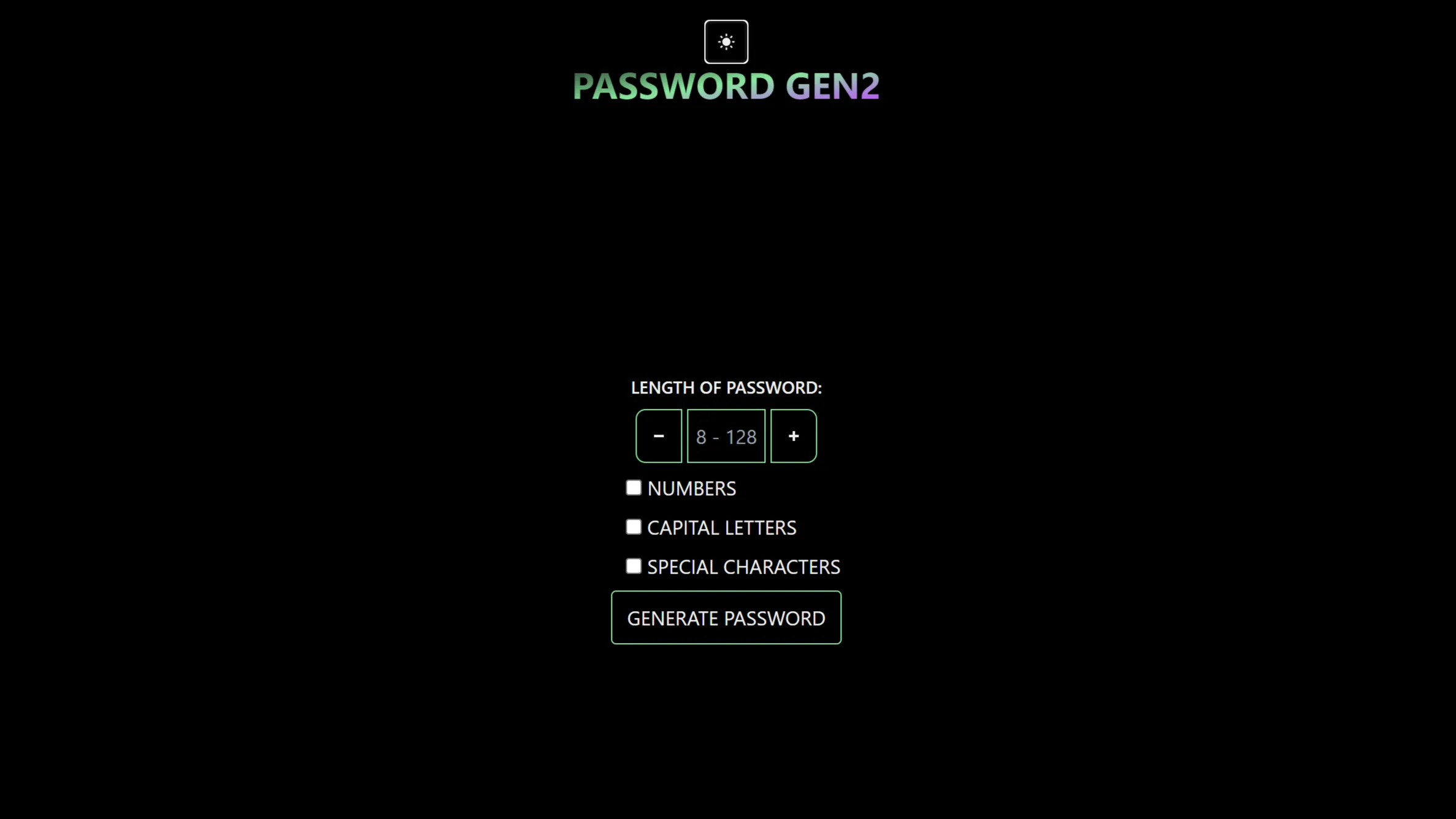 Password Generator